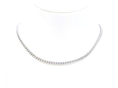 Halskedja Pansar Silver