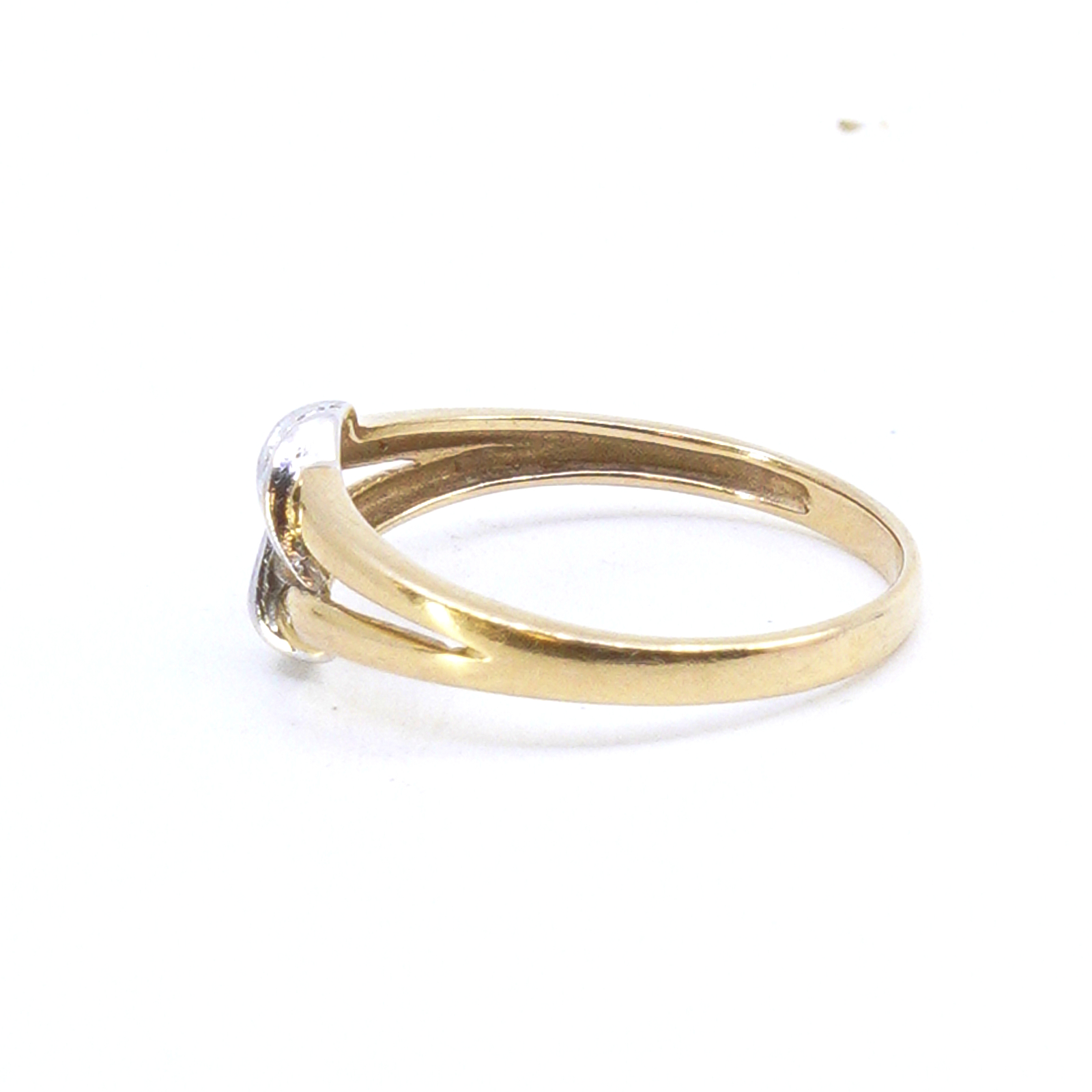 Ring med diamanter 2x ca 0,001ct