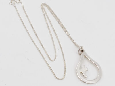 Hänge med halskedja Pansar, 45cm Silver S830/S925 6,3g