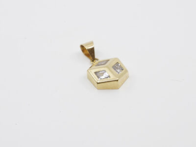 Hänge Guld med stenar 18K 1,1g