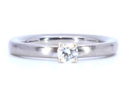 Ring vitguld 18K