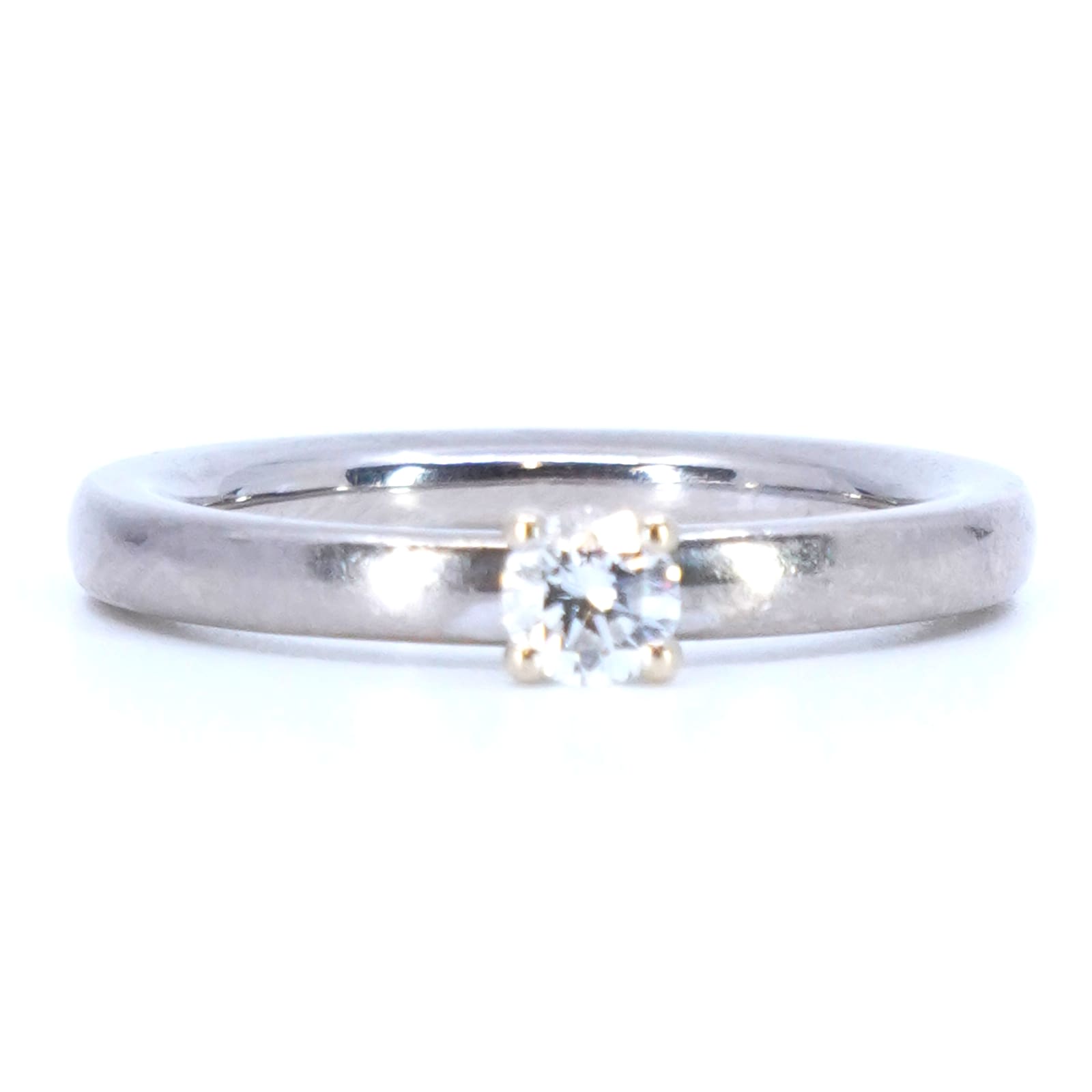 Ring vitguld 18K
