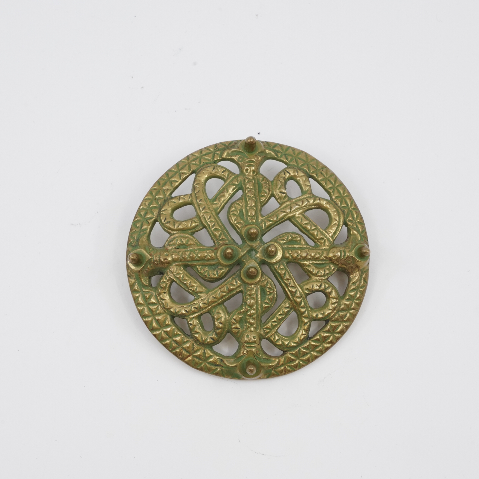 Brosch Brons Ø6cm 44,9g Kalevala Koru Finland