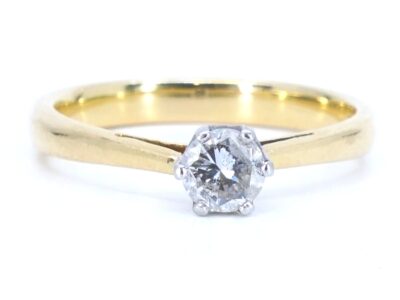 Ring tvåfärgad Guld 18K