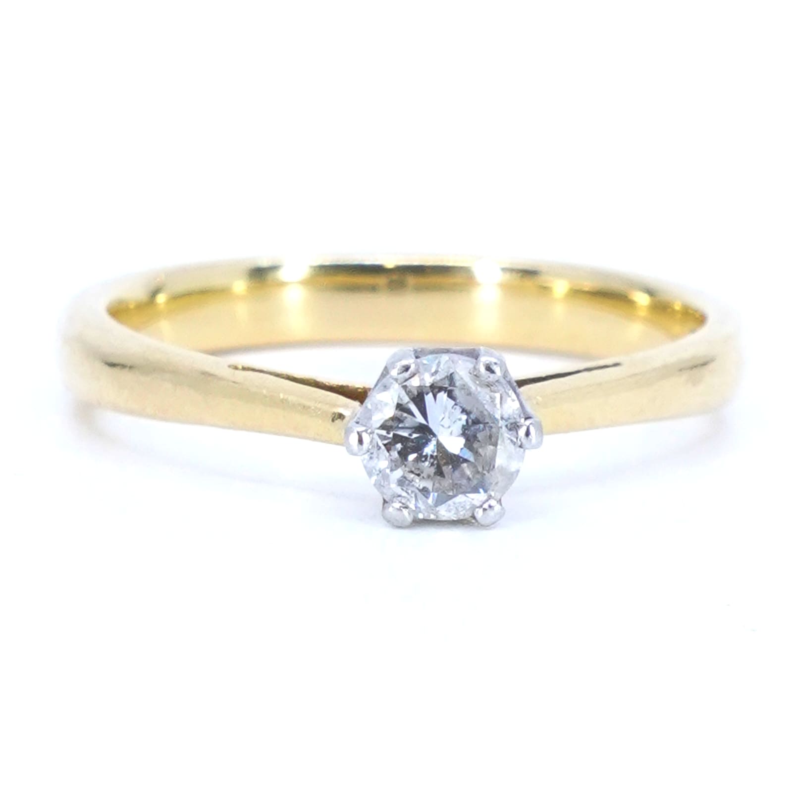 Ring tvåfärgad Guld 18K