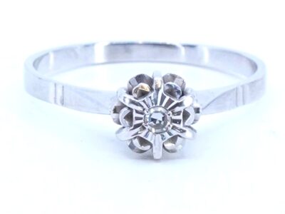 Ring vitguld 18K