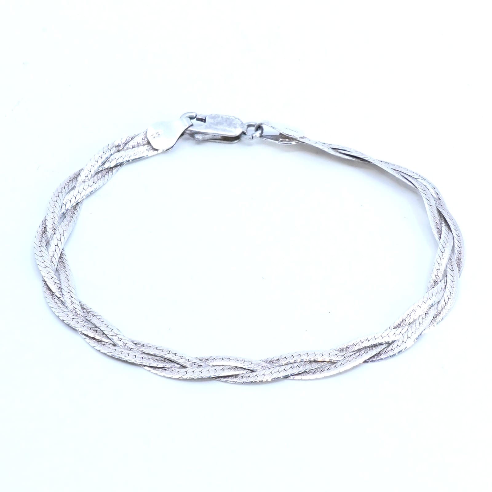 Armband flätat S925