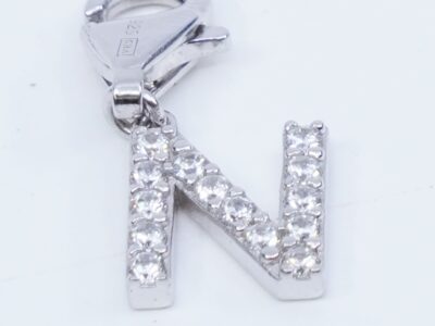 Hänge "N" Silver
