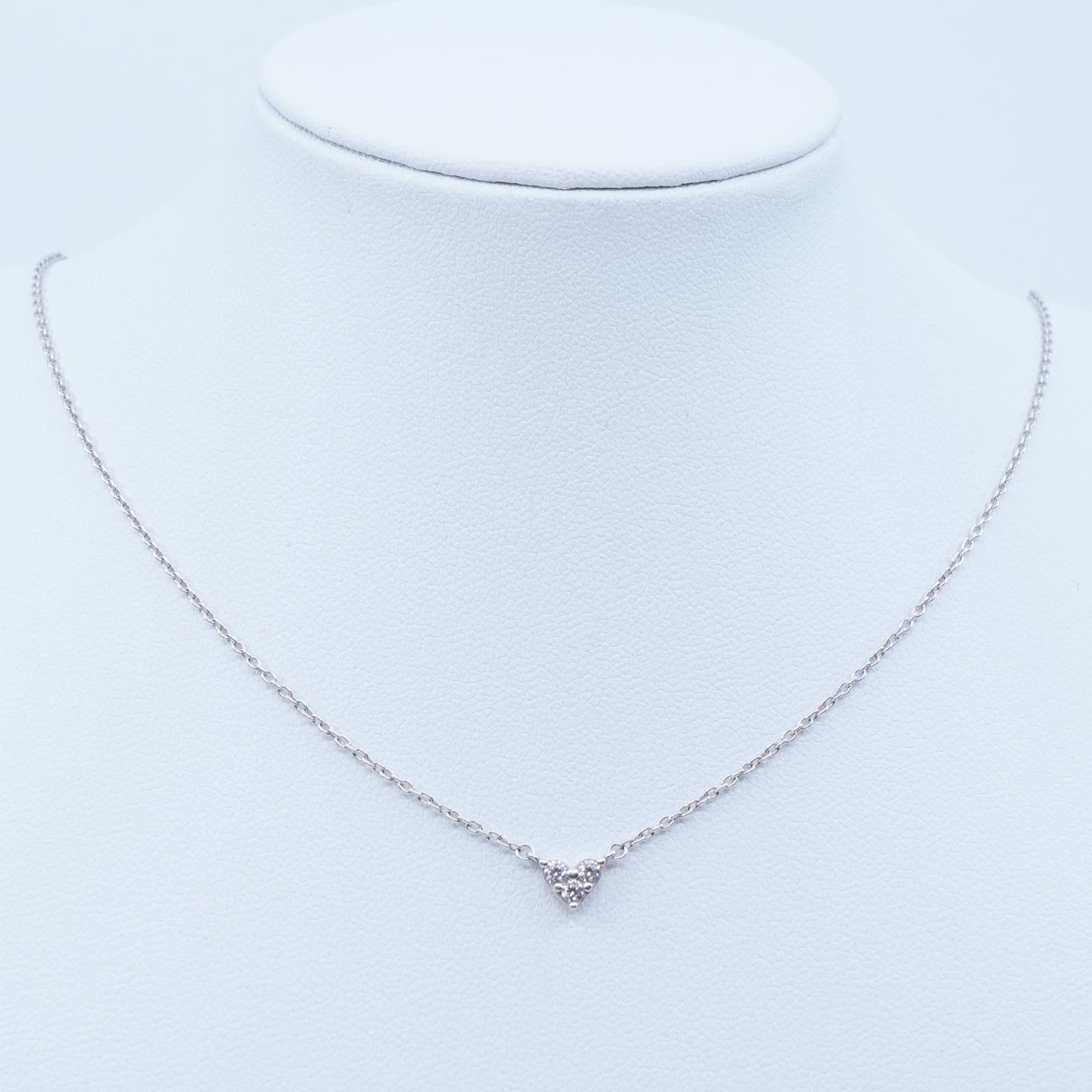 Halskedja ankar Silver