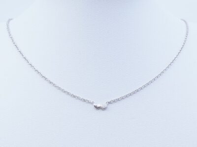 Halskedja ankar Silver