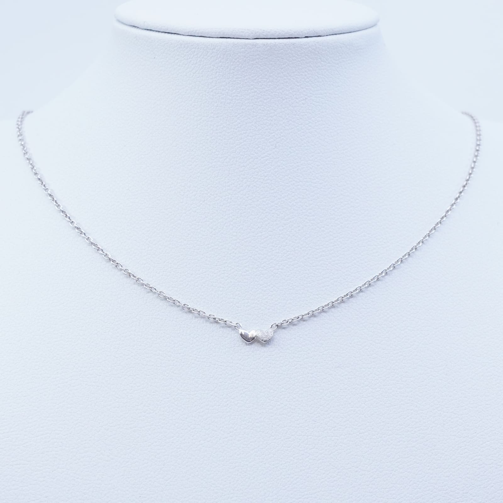 Halskedja ankar Silver