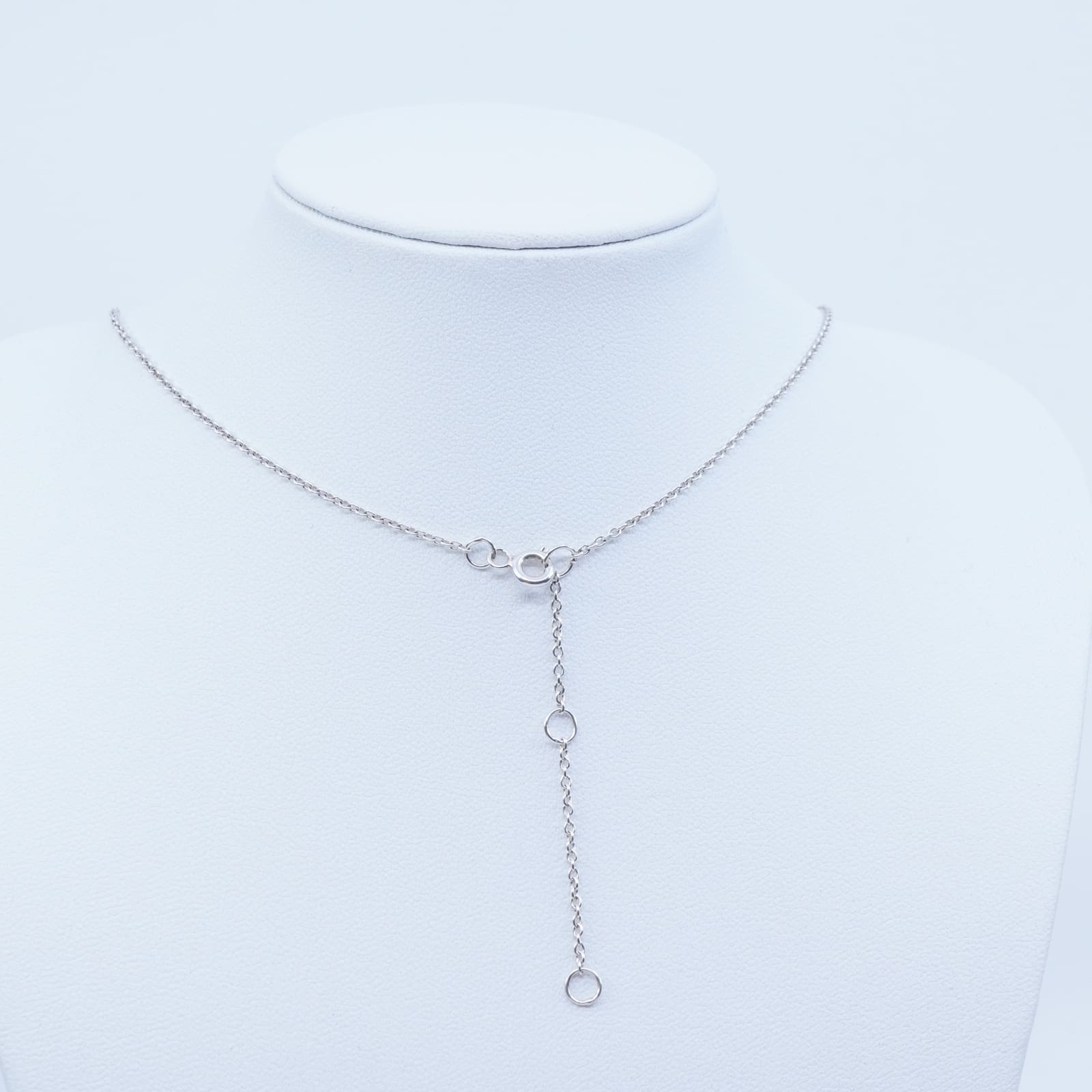 Halskedja ankar Silver