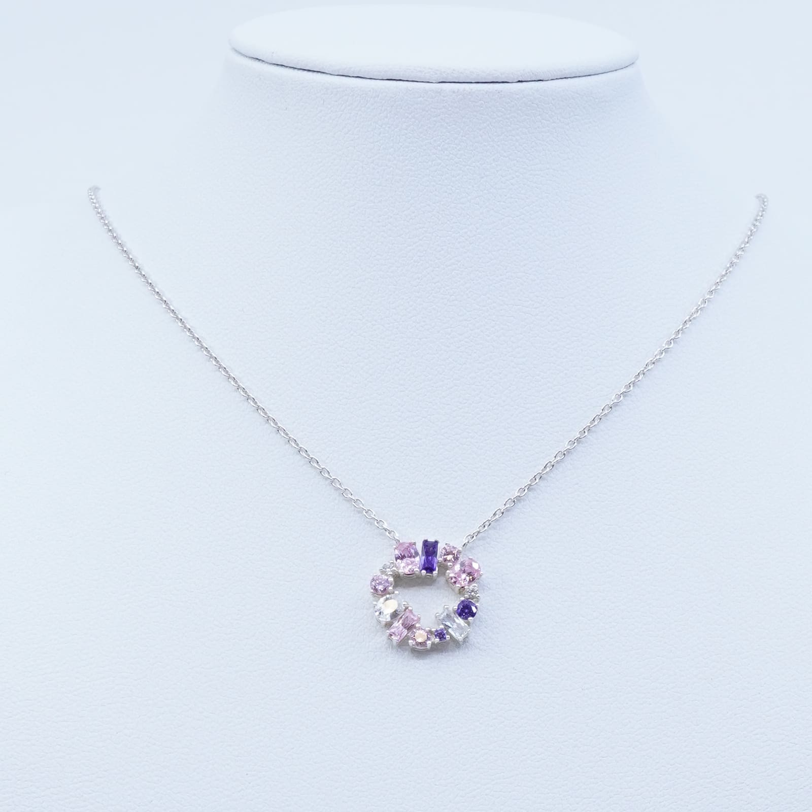 Halskedja ankar Silver