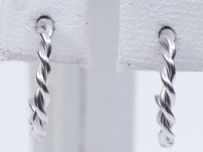 Örhängen halvcreoler Silver