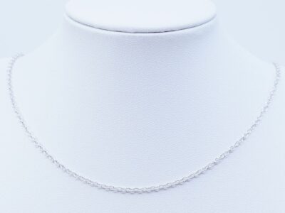 Halskedja ankar Silver