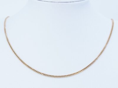 Halskedja Pansar Guld