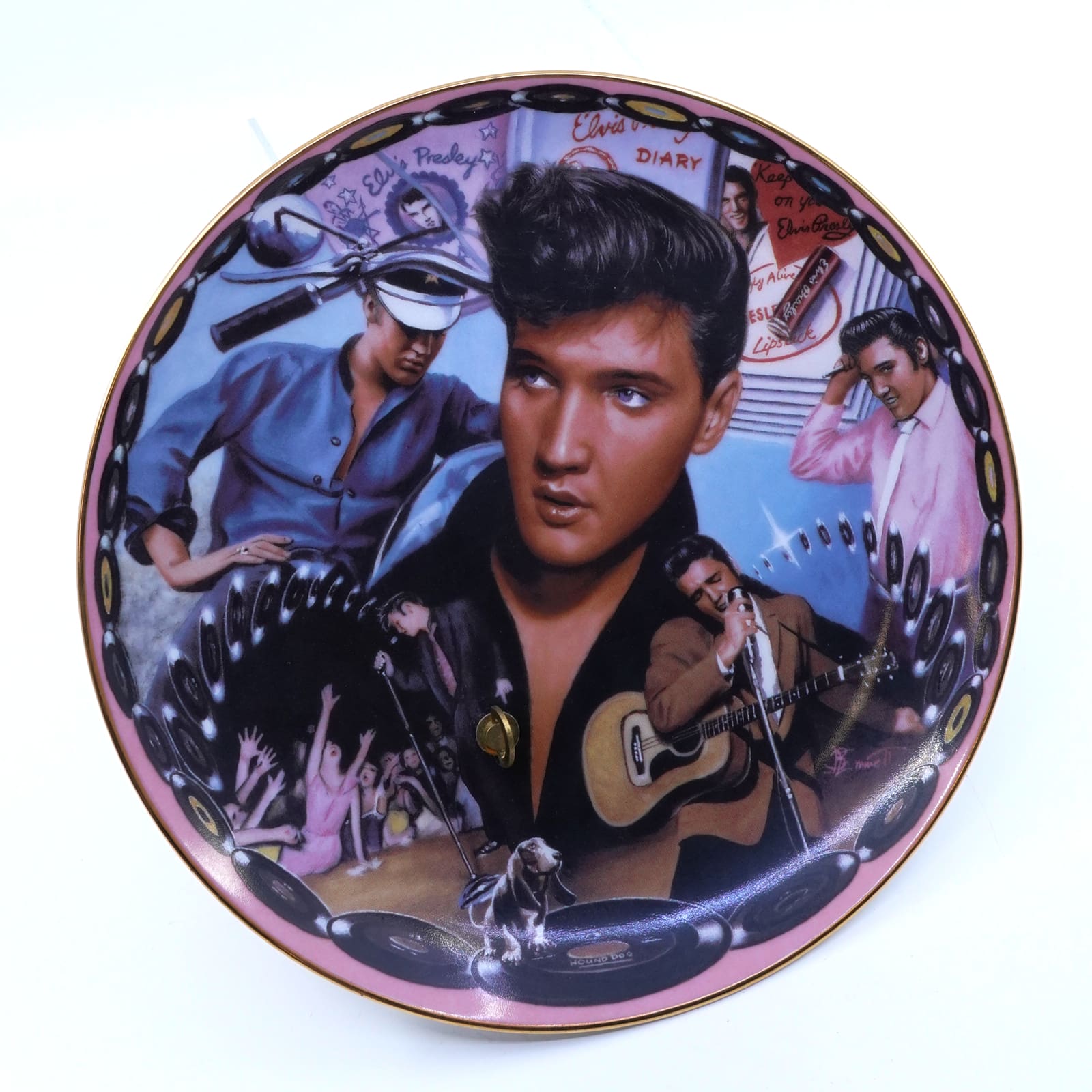 Samlartallrik "A musical tribute to Elvis the King"