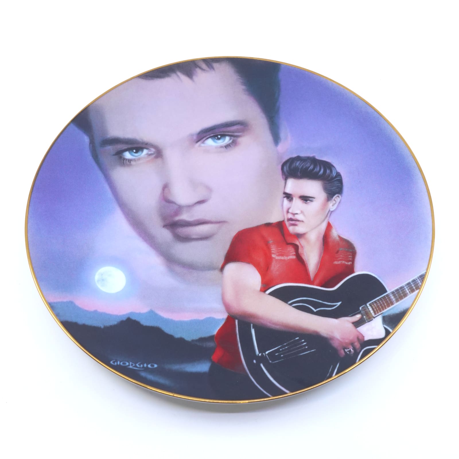 Samlartallrik "The Elvis Presley hit parade collection"