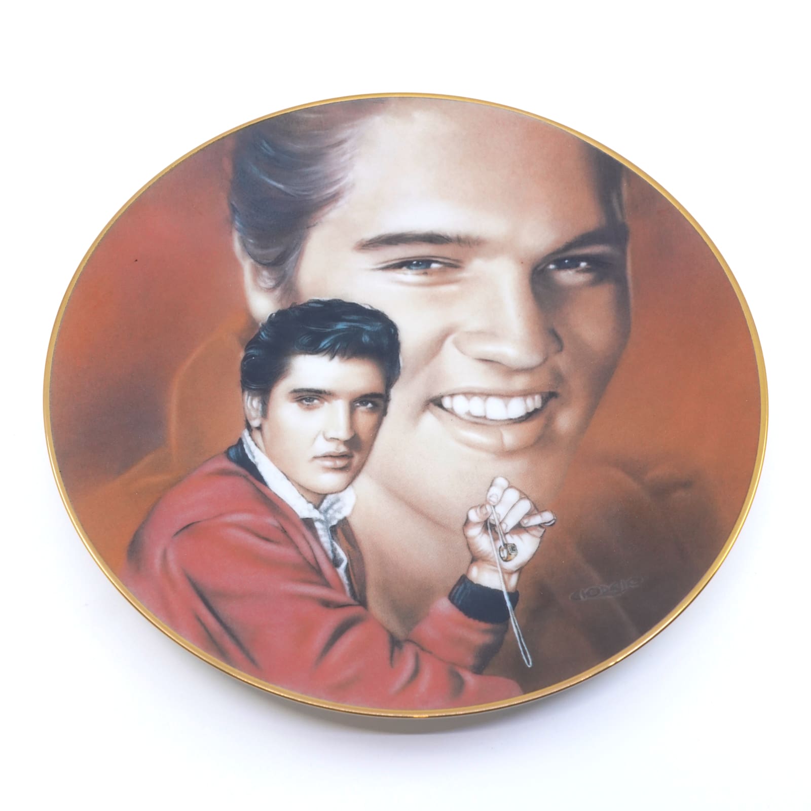 Samlartallrik "The Elvis Presley hit parade collection