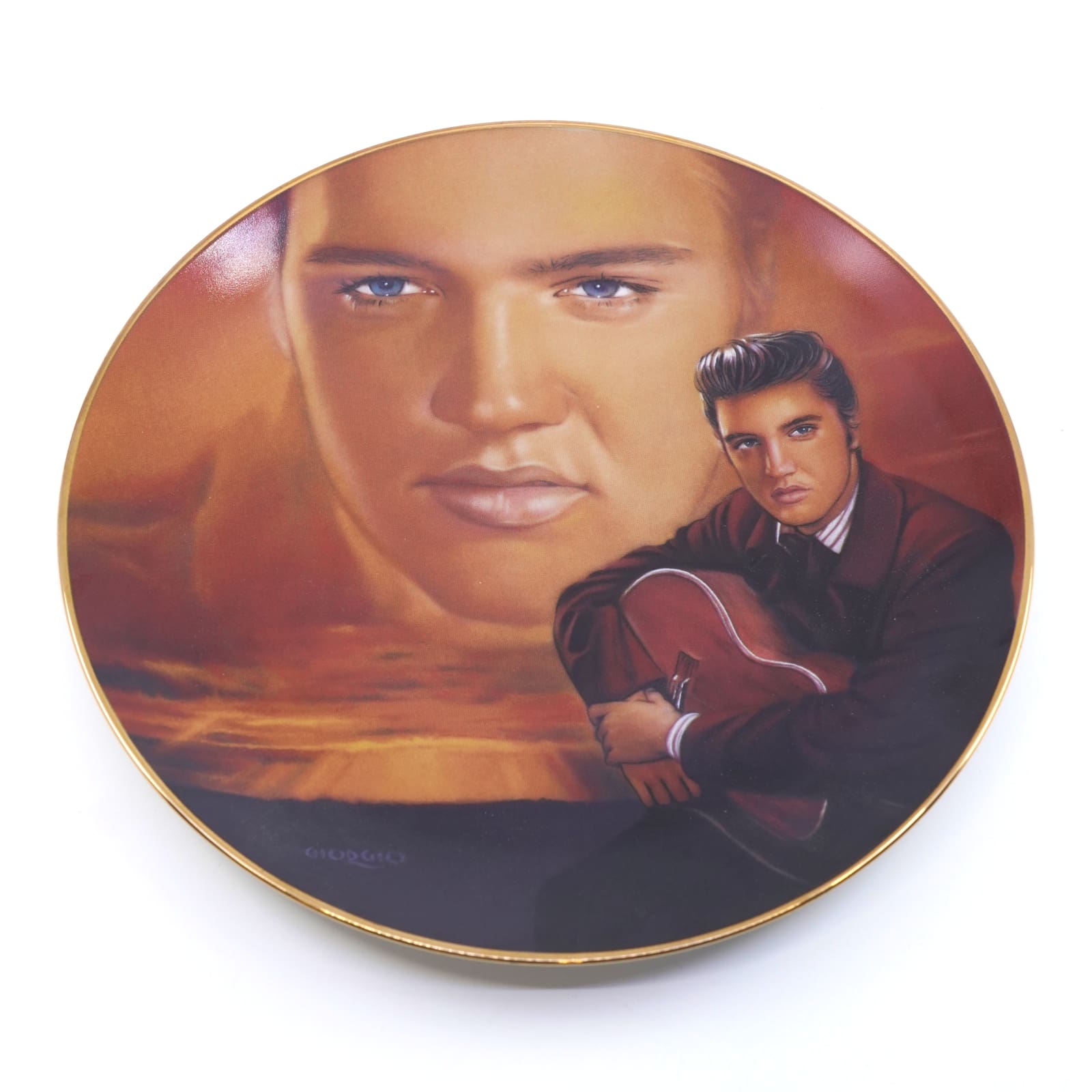Samlartallrik "The Elvis Presley hit parade collection