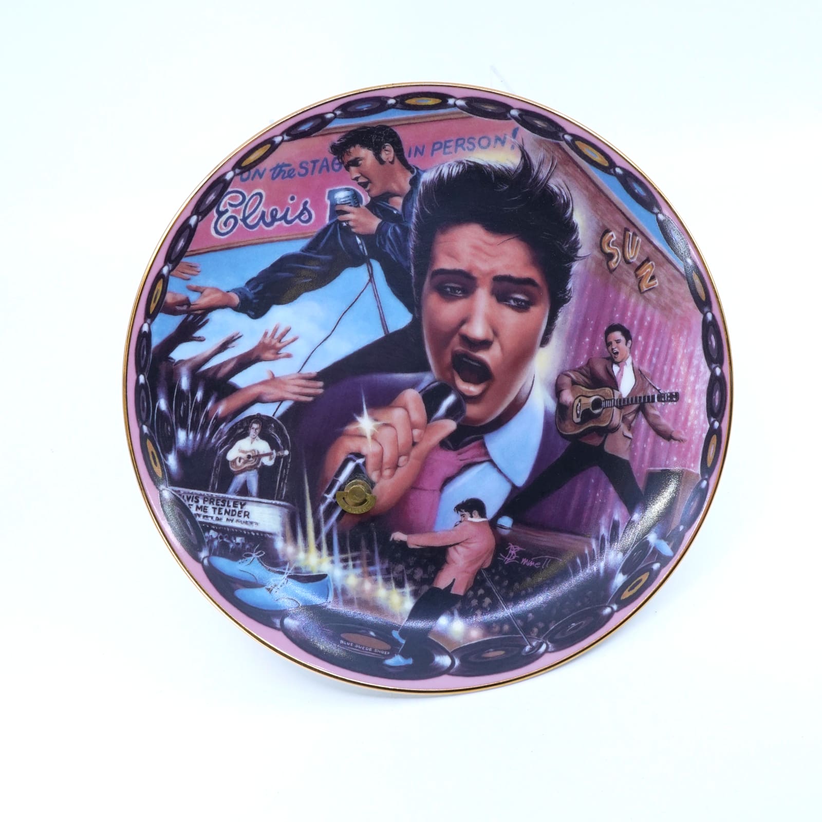 Samlartallrik "A musical tribute to Elvis the King"