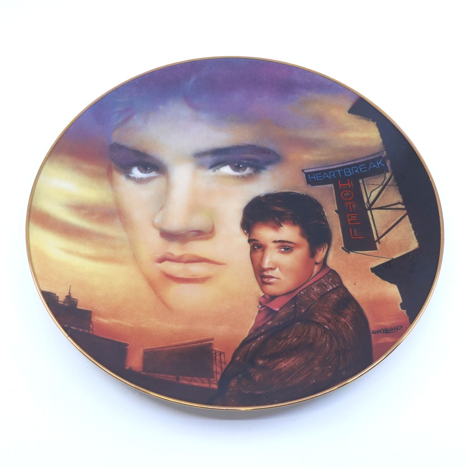 Samlartallrik "The Elvis Presley hit parade collection