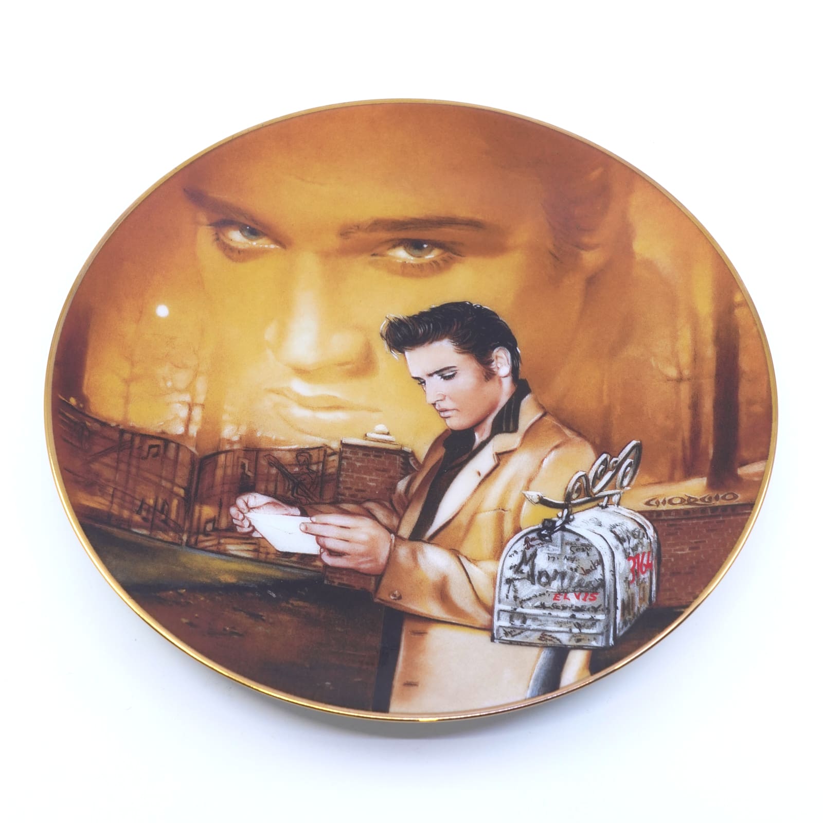 Samlartallrik "The Elvis Presley hit parade collection