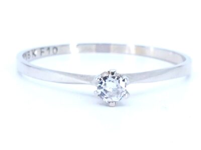 Ring vitguld 18K