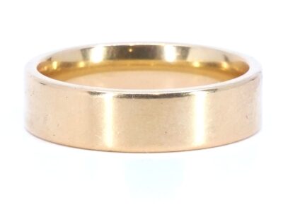 Ring slät Guld 18K