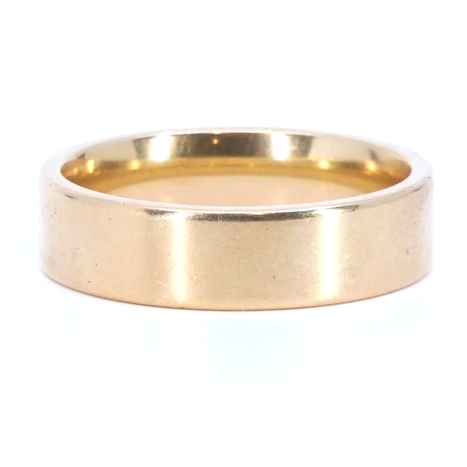Ring slät Guld 18K