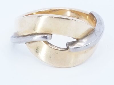 Ring tvåfärgad Guld 18K