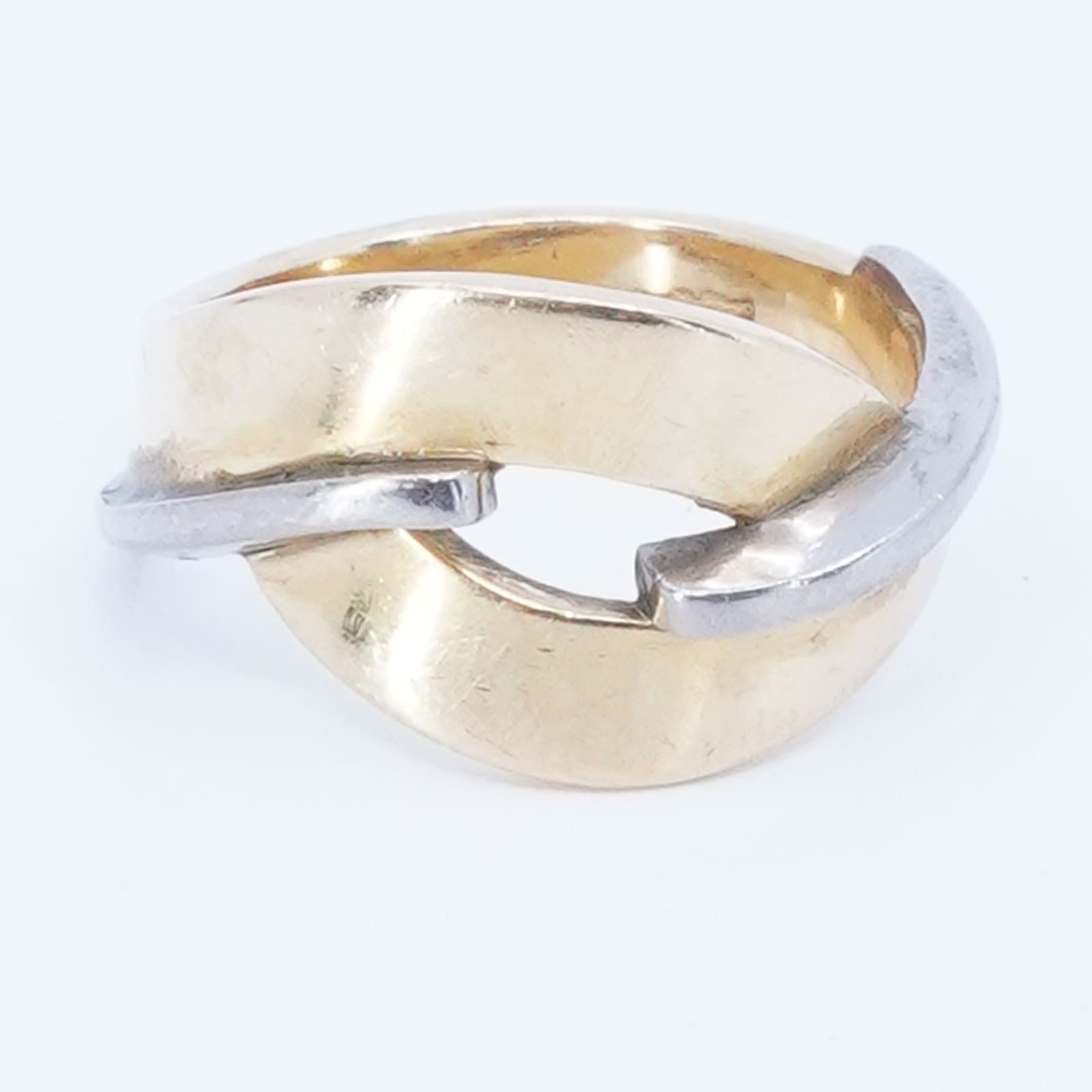 Ring tvåfärgad Guld 18K