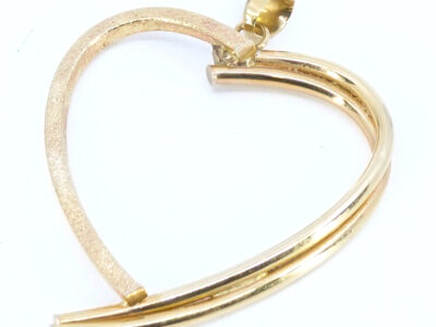 Hänge hjärta Guld