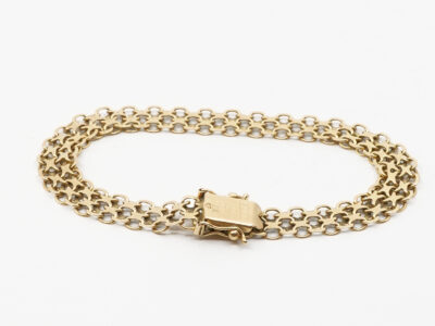 Armband X-länk Guld