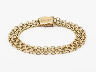 Armband X-länk Guld