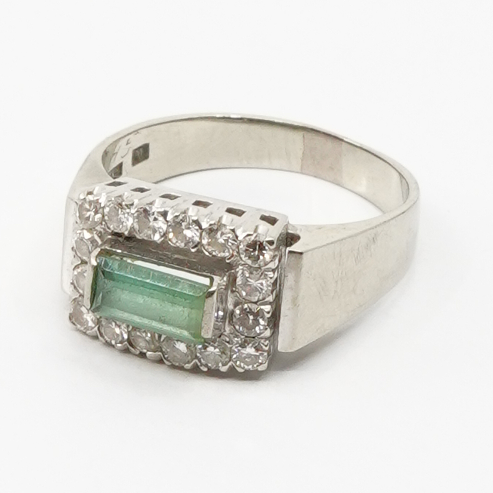 Ring Vitguld 18K