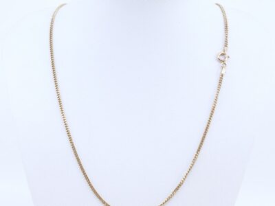 Halskedja Pansar Guld 18K 6,8g Längd 45cm