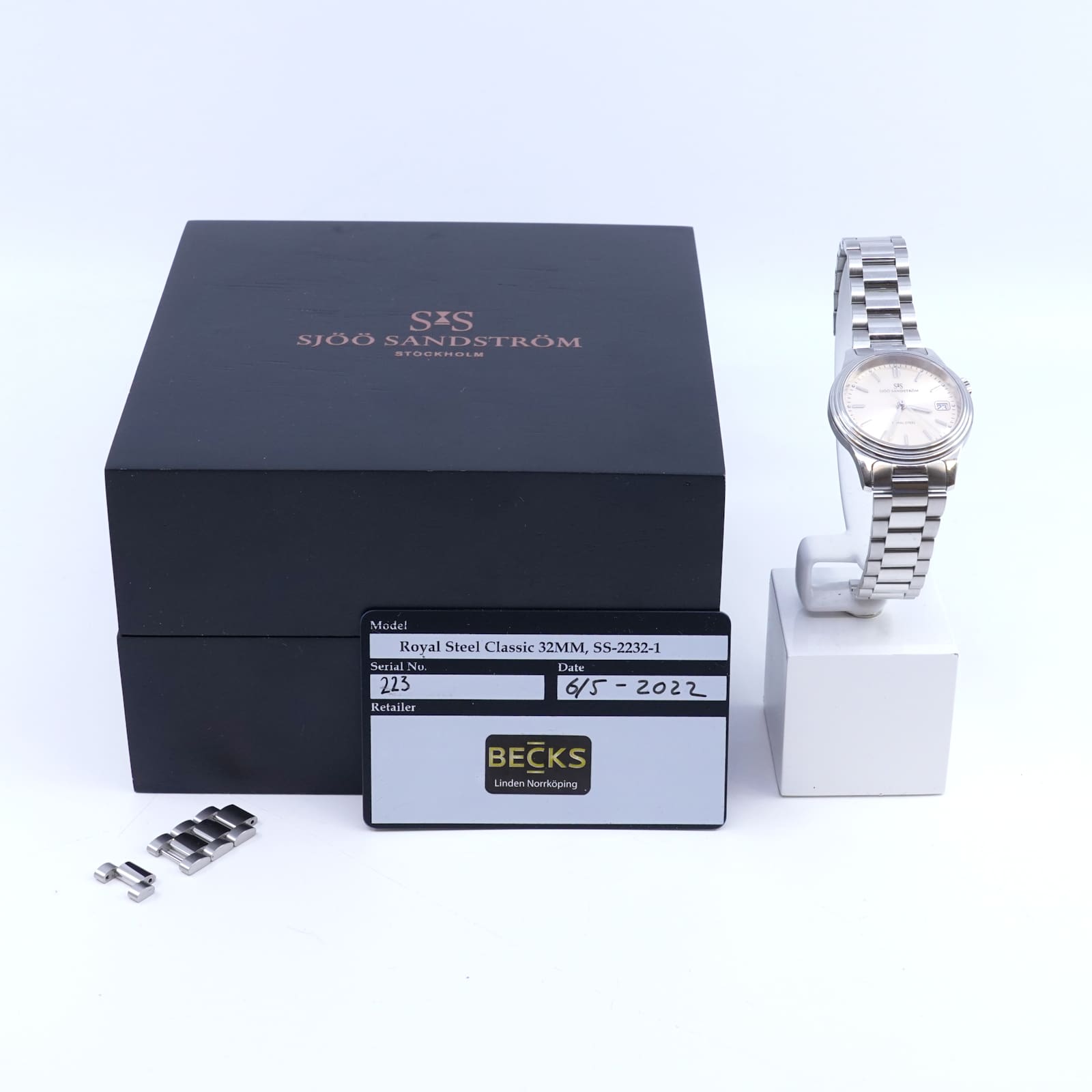 Armbandsur Sjöö Sandström Royal Steel Classic