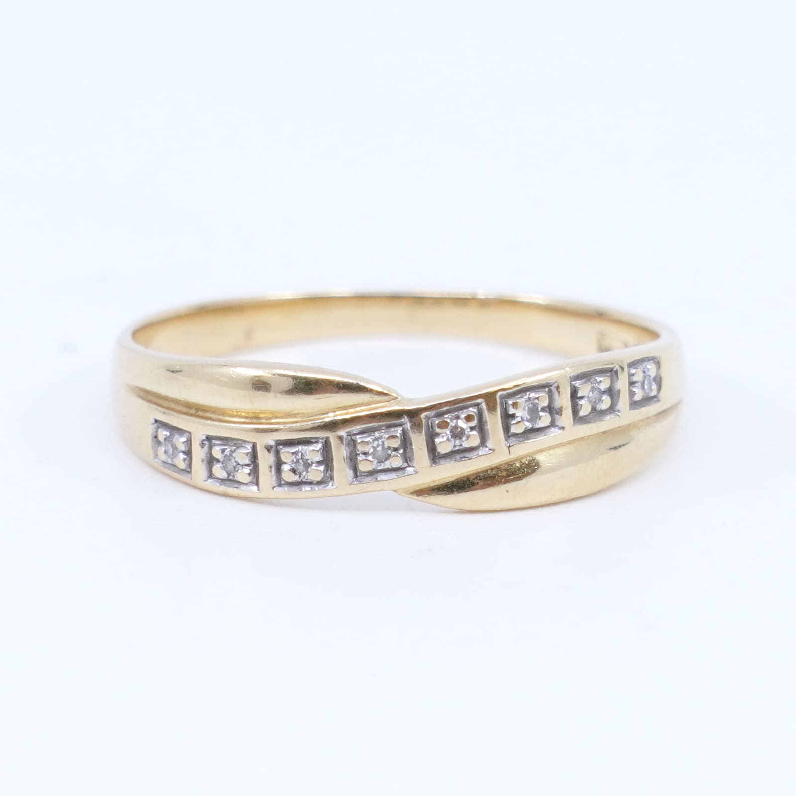 Ring Guld 18K 2,5g Ø18 med dia