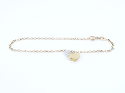 Armband Ärtlänk Guld 18K 2,2g Längd 18,5cm