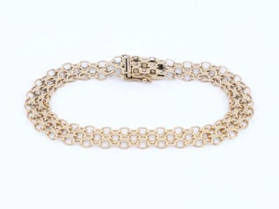 Armband X-länk Guld 18K 14,6g Längd 19,5cm