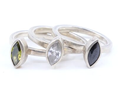 Ring 3st Silver S925 8,4g Ø16