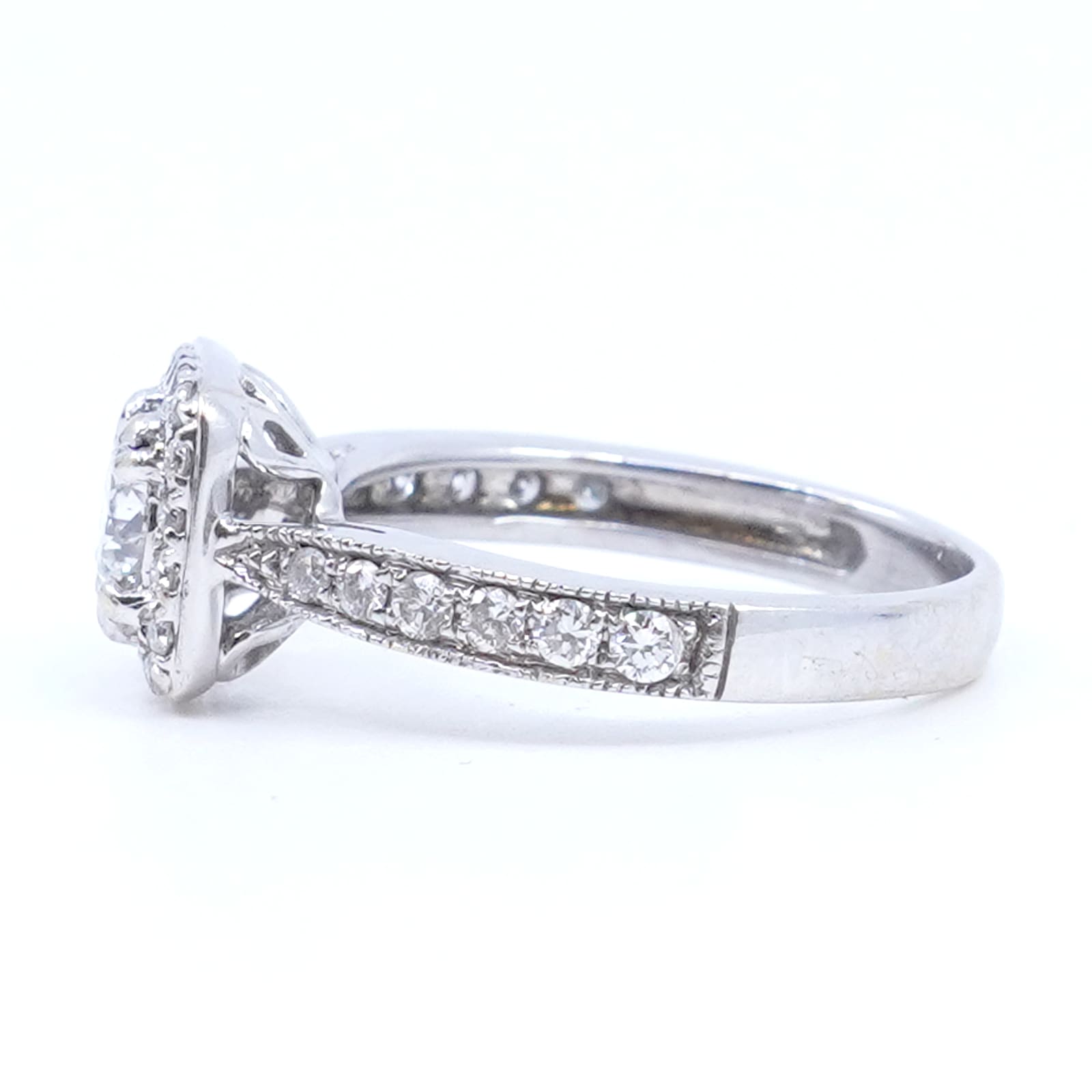 Ring Vitguld 18K med diamanter