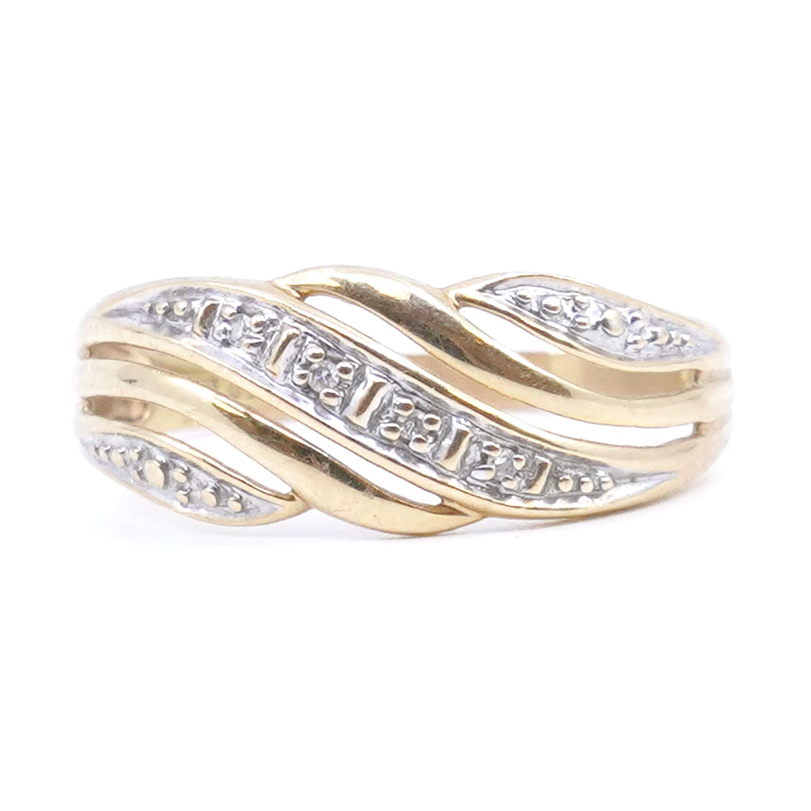 Ring Guld 18K 2g Ø18 med dia