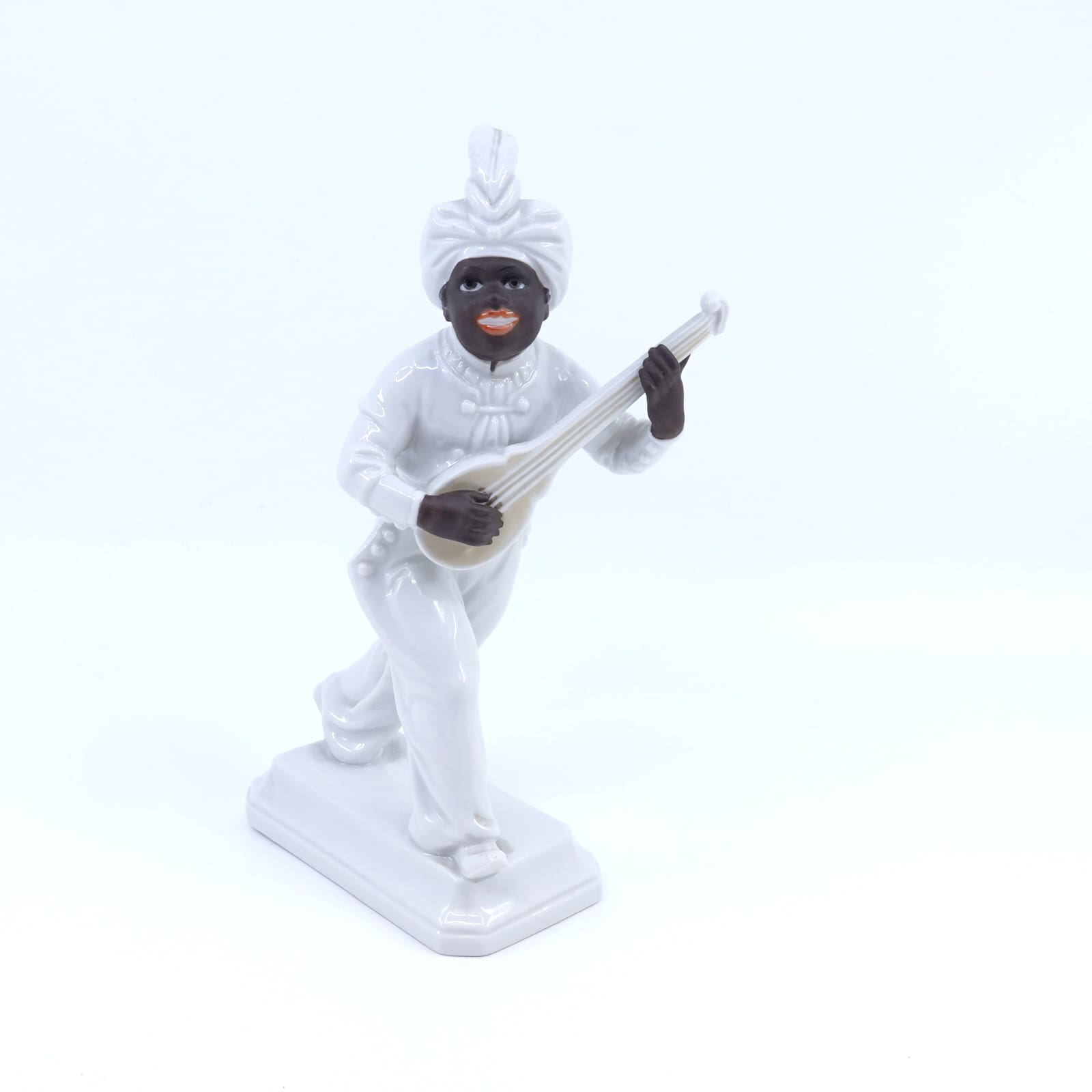 Figurin Rosenthal Bahnhof Selb Musicerande pojke