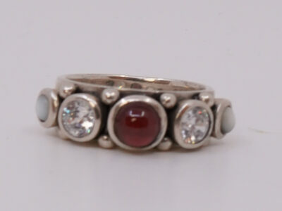 Ring KumKum silver