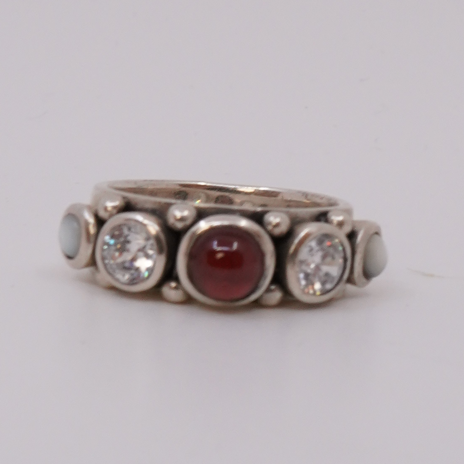 Ring KumKum silver
