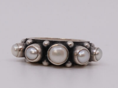 Ring KumKum silver