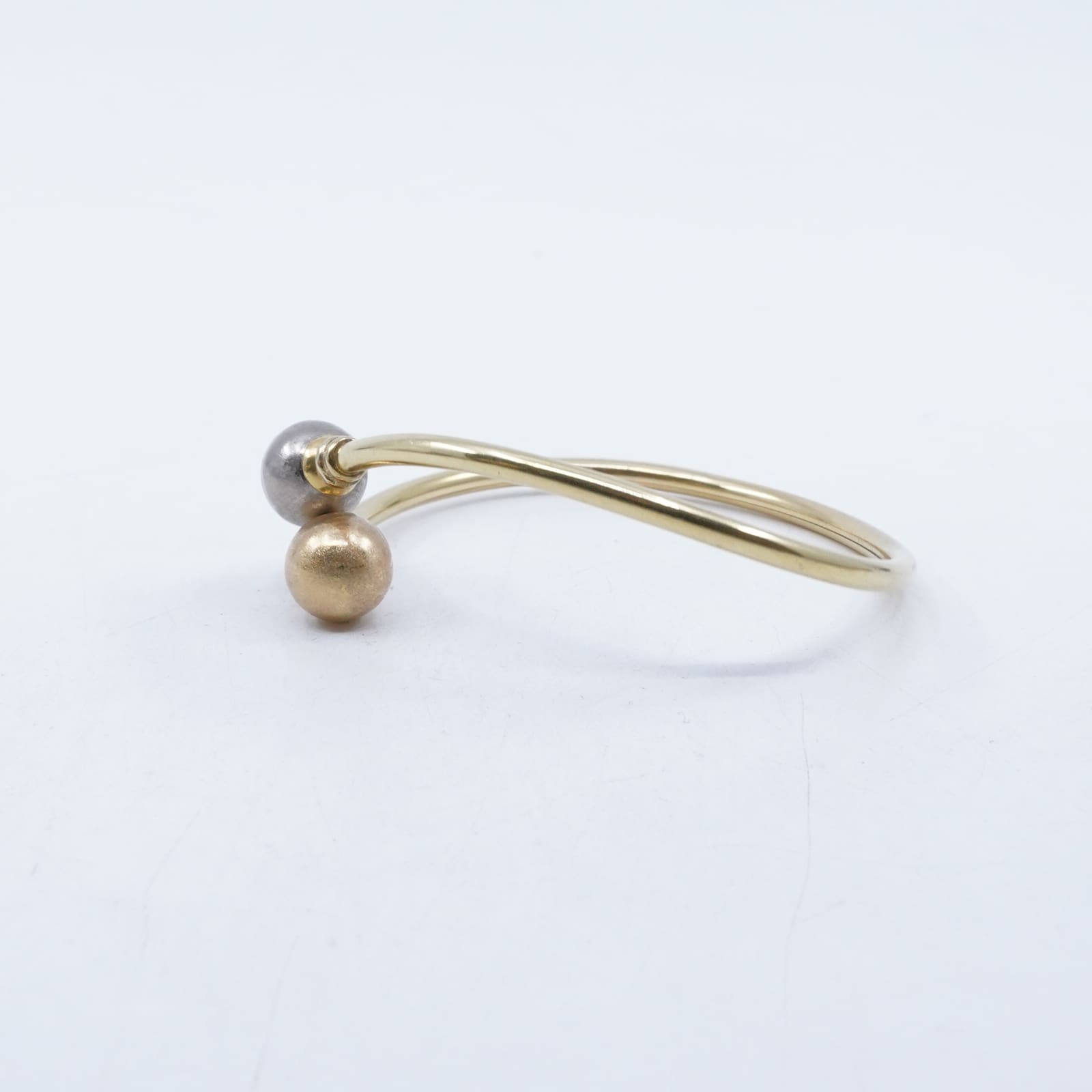 Armring tvåfärgad Guld