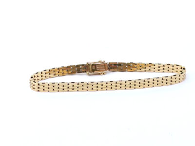 Armband Korridorlänk Guld 18K  19,9g Längd 19cm Bredd 5mm